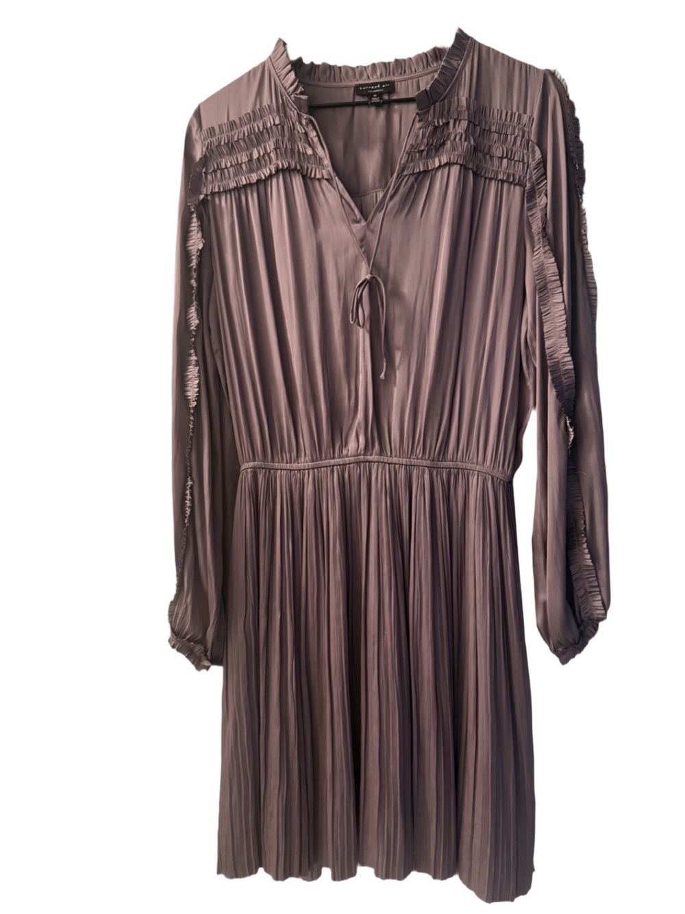 Current Air Metallic Luster Lilac mini dress M